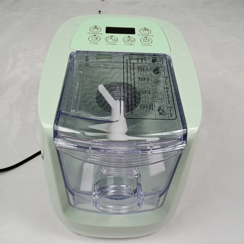Automatic Pasta and Noodle Maker Mint Green Electric Extdr Machine Q6 260W WORKS